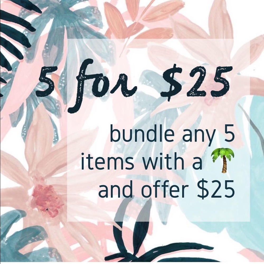 5 for $25